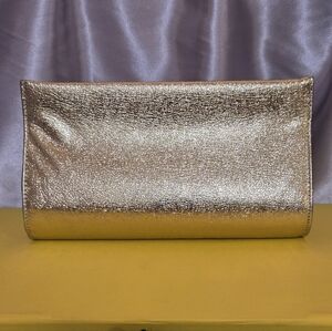 American Vintage Metallic Gold 1950's Clutch Bag